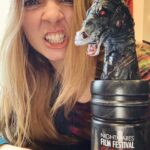 Darcy Rose Byrnes Instagram - I got my Nightmare (before Christmas!) Thank-you @nightmaresfilmfest for the recognition, and @theredharring for being an amazing director (and a fun hang) 🫶 #Floater #horror #nightmarebeforechristmas