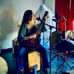 Darcy Rose Byrnes Instagram – For #gamepur and @noraisaborea by @badapplesnaps #interview #guitar #music #songwriter #poisonivy #suicidesquadkillthejusticeleague
