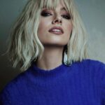 Daria Petrozhytska Instagram - Back to blondie for @fashionpost.online PHOTO @agapovandarno MODEL @petrozhitskaya STYLIST @dika_anka HAIR & MAKEUP @starovoitova.makeup PARTNERS @premier_palace_hotel @domino_ua @anastasia_shukhnina