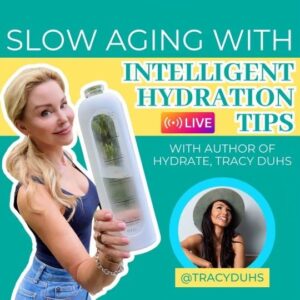 Darnell Cox Instagram - What’s the best water to drink for Healthy Aging?!💦

👀Watch this IG LIVE SHOW as we get down and dirty with water!

My special guest, @tracyduhs, Author of “HYDRATE!” and I are spilling intelligent hydration tips to help you slow down aging!

Did you know that not all water is created equally?! ⬇️
💧Tap water
💧Mineral water 
💧Spring water 
💧Alkaline water
💧Distilled water 
💧Filtered water
💧Reverse Osmosis 
💧Deuterium depleted water 

Tracy explains what water is best for YOU and WHY!

What 3 steps are the most important in getting optimal hydration???
1. Filtrate 
2. Re-mineralize 
3. Vortex

✨Want to work with me 1:1 so you can learn how to "Live Young" inside and out? I specialize in personalized nutrition, fitness, and skincare plans that are sustainable and customized to your everyday lifestyle. 

💬DM me "coaching" to learn more!

➡️If you just have one quick question about how to look and feel younger, subscribe to the Live Young IG Club, where I answer your questions with exclusive content!☺️

#LookYoungerLonger #Over50 #Hydration #healthyagingtips
