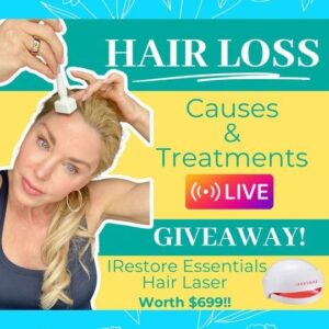 Darnell Cox Instagram - 😱Are you suffering from HAIR LOSS?!! 

🎤Watch today’s Instagram live show where I reveal the multiple root causes of hair loss so that you can find a solution that works for YOU. 😃

➡️Hormonal health
➡️Red light therapy
➡️Microneedling
➡️Nutritional supplements
➡️Ketoconozol shampoo
➡️Prescription medication
➡️PRP injections 

🤔 Which is right for YOUR hairloss??

👩‍🏫Find out this and more on today’s live show! 

👯💃make sure you tag your three friends in the comment section below to be entered in the drawing for the IRESTORE Essential hair growth device worth $699! 

DM me “COLLAGEN” my top collagen supplement.

DM me “RED LIGHT” for my top red light devices.

#hairlosssolutions #hairloss #50plus #growhairfast #womenhairloss