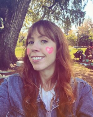 Daron Nefcy Instagram - Was at a kid’s birthday party with a face painter and couldn’t help myself 🩷🩷