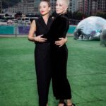 Darya Moroz Instagram - Вчера был прекрасный вечер на фестивале НОВЫЙ СЕЗОН @newseasonfest и премьера #сексдоипосле который совсем скоро можно будет увидеть в онлайн-кинотеатре @okkomovies #partnerincrime @snatkina_anna @elean_official #totallook 🖤 @temerinatemerina #foto #dariamoroz #actress #producer #filmdirector