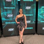 Dasha Kuret Gonzalez Instagram - Oh what a night!!!! #AEWRevolution last night live from #Greensboro #NC was such an incredible experience!!! If you didn’t get to check it out, watch it on repeat!!! #AEW #Announcer #MasDasha #StingsLastMatch was most definitely one for the record books! 💄: @aewglam @dearadneris 💁🏽‍♀️: @mamasal10