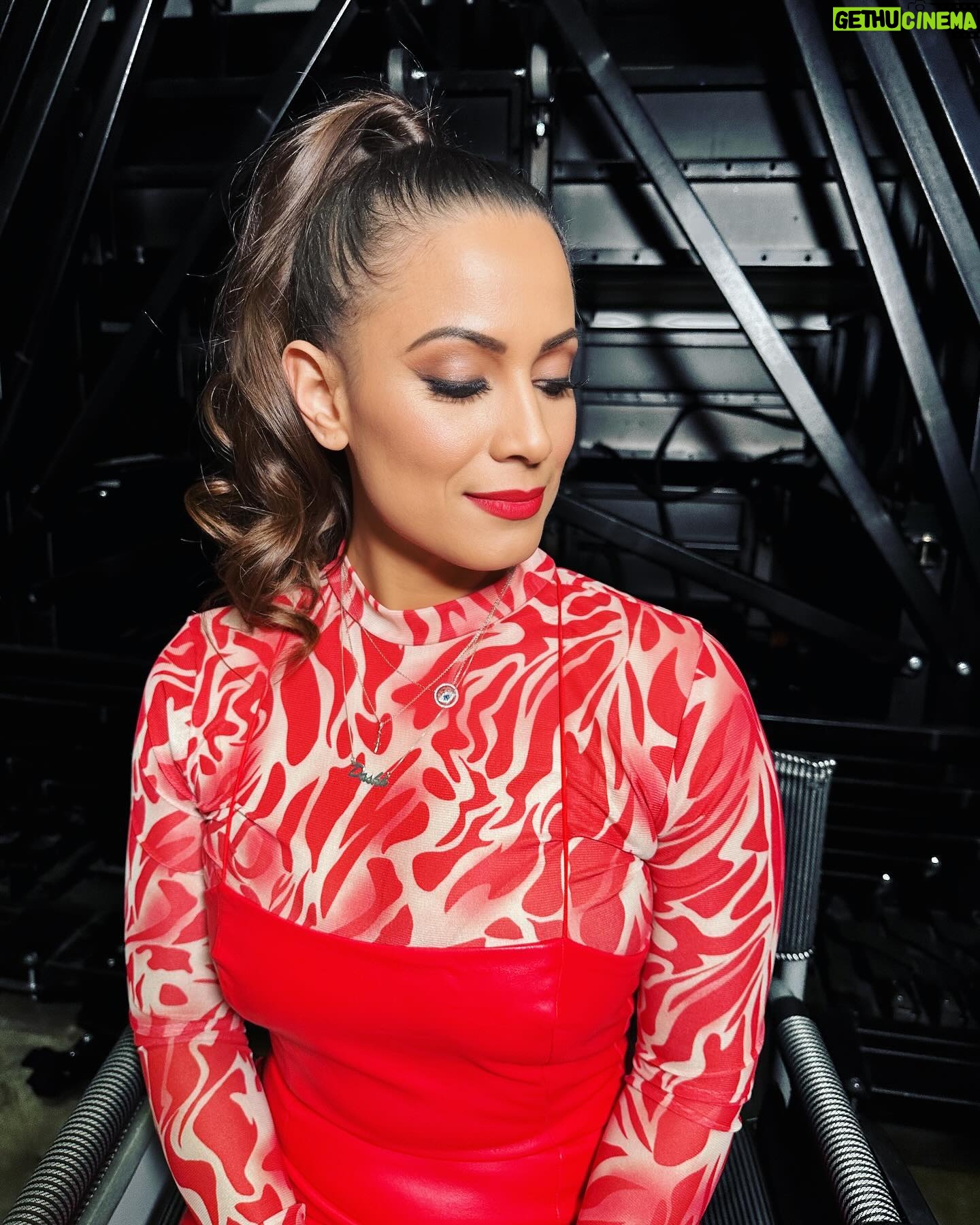 Dasha Kuret Gonzalez Instagram - We are #colliding in #Memphis tonight!!! 🤗😃 See you soon #TNT #AEWCollision is live in less than 1hr!!! Thank you @aewglam @joannadeemakeup and @dearadneris for tag teaming g this beautiful look!!! Can you guess what color my thigh highs are tonight??? Comment below!!!⬇️ #MasDasha #AEW