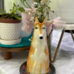 Dasha Kuret Gonzalez Instagram - Very grateful for my beautiful friend @xenaspack for inviting me to take this class with her @piante_design in #WinterPark #FL It was a great time,so different and very fun plus we got to unwind after a long day of work!!! #Crafting #PetVase #Pottery