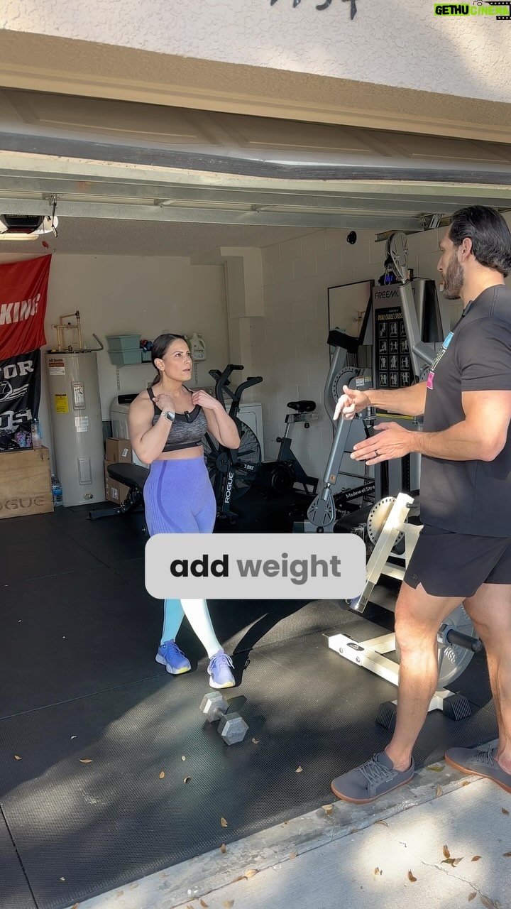 Dasha Kuret Gonzalez Instagram - When we aim for 8 to 30 reps per set during our workouts, we're hitting a range that's good for making muscles bigger. Here's why it works: Let's say you're doing an exercise like squats. If you're doing sets of 8 reps, you're likely using a heavier weight. This challenges your muscles in a way that promotes muscle growth. But if you're doing sets of 20 reps, you'll probably use a lighter weight. This still challenges your muscles, but in a different way, focusing more on endurance and pumping up the muscles. So, by mixing up the number of reps we do, we're hitting different aspects of muscle growth. When we lift heavier weights for fewer reps, it's like telling our muscles to get stronger and bigger. But when we lift lighter weights for more reps, it's like telling our muscles to keep going and not get tired easily. This range also keeps us safe. Lifting super heavy weights can strain our muscles and joints, increasing the risk of injury. But by sticking to weights that allow us to do 8 to 30 reps, we're less likely to overdo it and hurt ourselves. Plus, spending more time under tension, especially with lighter weights and more reps, can still lead to muscle growth. It's like keeping our muscles busy for longer periods, which they respond to by getting stronger and bigger over time. So, aiming for 8 to 30 reps per set gives us a good balance. We're challenging our muscles enough to grow and get stronger, but not so much that we're risking injury. It's a smart way to approach muscle-building workouts for many people. #fitdad #dadbod #fatloss #weightloss