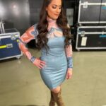 Dasha Kuret Gonzalez Instagram - I hope you’re watching #AEWCollision right now!!! #AEW #Wrestling #MasDasha #Announcer #montreal #canada #LetsGo 📸 & 💄: @marandanrenea @aewglam