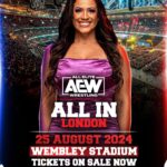 Dasha Kuret Gonzalez Instagram - I can’t wait!!!! 🤗😃🤓🤘🏽 You’re most definitely not going to want to miss out on this!!! #AEWAllIn #2024 🥳💃🏽🥳💃🏽🇬🇧 Tickets are on sale now y’all!!!
