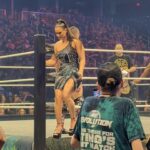 Dasha Kuret Gonzalez Instagram - Oh what a night!!!! #AEWRevolution last night live from #Greensboro #NC was such an incredible experience!!! If you didn’t get to check it out, watch it on repeat!!! #AEW #Announcer #MasDasha #StingsLastMatch was most definitely one for the record books! 💄: @aewglam @dearadneris 💁🏽‍♀️: @mamasal10