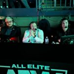 Dasha Kuret Gonzalez Instagram - Oh what a night!!!! #AEWRevolution last night live from #Greensboro #NC was such an incredible experience!!! If you didn’t get to check it out, watch it on repeat!!! #AEW #Announcer #MasDasha #StingsLastMatch was most definitely one for the record books! 💄: @aewglam @dearadneris 💁🏽‍♀️: @mamasal10
