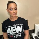 Dasha Kuret Gonzalez Instagram - Here we go #Saturday night!!! #AEWCollision early start time live on #TNT @aewglam @dear.salem 💄 @dolledupbydani 💁🏽‍♀️