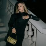 Davina Geiss Instagram – Forbes night in cannes🖤 thank you @forbes_fr for an amazing evening
📸 @gianmeinecke