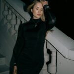Davina Geiss Instagram – Forbes night in cannes🖤 thank you @forbes_fr for an amazing evening
📸 @gianmeinecke