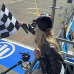Davina Geiss Instagram – amazing weekend in Berlin. Thank you @fiaformulae for letting me experience a dream. Loved driving your gen3 car🏎️🏁❤️