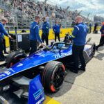 Davina Geiss Instagram – amazing weekend in Berlin. Thank you @fiaformulae for letting me experience a dream. Loved driving your gen3 car🏎️🏁❤️