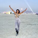 Davina Portratz Instagram – Once in a blue moon…💙🌝✨
#burningman