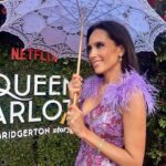 Davina Portratz Instagram - The social season is upon us and #queencharlotte wished to be entertained. This season’s diamond is bound to be even more precious and rare a stone than previously thought 💎💜🌸@bridgertonnetflix