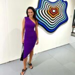 Davina Portratz Instagram - Art Basel 💜💚 Which pic is your fave?