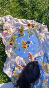 Dawn-Lyen Gardner Instagram - Wishing you peace and the opportunity to appreciate the beauty around you ❤️ Repost from @ezgipolat feat. @ninive.gns 💜 floral installation idea by @italicaemme 🌹 #summertime #picnic #foodwinewomen #letsgosomewhere #beautifulplaces #flowerlove #picnicdate #dayoff #foodie #winelover #rosé