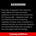 Dawn-Lyen Gardner Instagram – To Immigrants,
Today and everyday:
We uplift you
We celebrate you
We love you
#TolmmigrantsWithLove