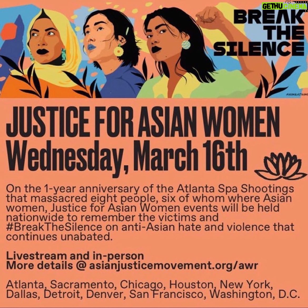 Dawn-Lyen Gardner Instagram - Have you found a rally near you? Repost @weinspirejustice #StopAsianHate #JusticeForAsianWomen