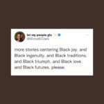 Dawn-Lyen Gardner Instagram – “The world does not move without Black creativity.” – @melissa_kimble #BlackHistoryMonth #BlackFuturesMonth