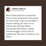 Dawn-Lyen Gardner Instagram – “The world does not move without Black creativity.” – @melissa_kimble  #BlackHistoryMonth #BlackFuturesMonth