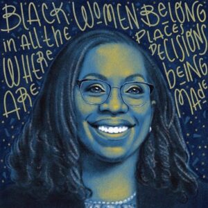 Dawn-Lyen Gardner Instagram - As a former public defender having presided over the United States District Court and the U.S. Court of Appeals for the D.C. Circuit, JUSTICE Ketanji Brown Jackson receiving the nomination for the Supreme Court already gave me hope and made me feel proud. 

But to watch this beautiful Black woman be confirmed today will be a moment I’ll cherish forever. Like the hope and pride in the face of her daughter, Leila, as she watched with admiration (scroll for the photo by Sarahbeth Maney). KBJ is the reminder that we get to decide who belongs not only in this country but also our decision making processes.

I want to celebrate her win for making it so far in a system designed to fail us, and I hope that the road will become less treacherous for future justices. I hope that future Black women can have fulfilling careers without the misogyny and emotional trauma of being overqualified and still underestimated. 

But today… today my heart sings for Supreme Court Justice Ketanji Brown Jackson and the ways we are transforming halls of power by being. She is here to stay and she deserves it ALL 🤩 #KBJ #KBJDay
