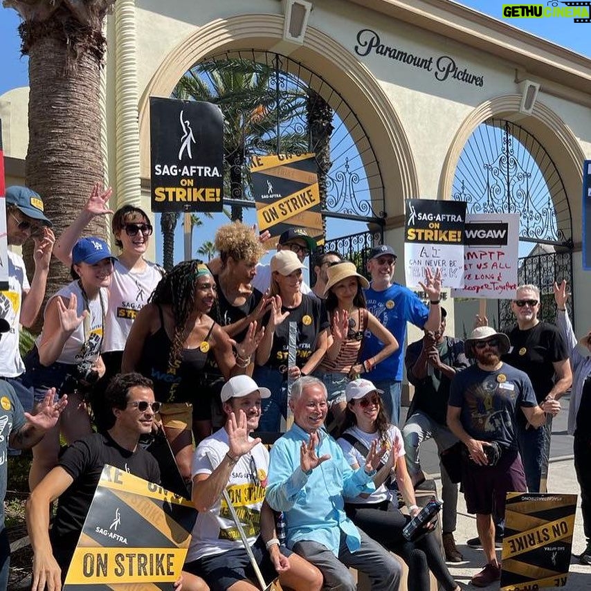 Dawnn Lewis Instagram - Solidarity speaks volumes! @SAGAFTRA members have now been on strike for more than 60 days & we intend to stand strong in our effort to bring the studios & streaming platforms back to the table to have a genuinely meaningful dialogue, that results in a fair & equitable contract for our incredibly unique and necessary work! At the recent “March On Paramount”, cast, crew, writers and production workers from every “Trek” program ever done, came together to show their support! It was amazing and I’m honored to be a part of the @Roddenberryofficial vision! Decades ago Gene Roddenberry put forth a vision of a federation that honored cultures, species, sciences, craft, art, and common decency, that encouraged unity and advancement for all!! Wouldn’t it be great if the studios could grasp that same concept and agree to cooperate in an environment that celebrates and fairly compensates ALL that come together to create the content that we all deserve & love??!! @GeorgeHTakei @JonathanDelArco @LevarBurton @Jack_Quaid @SantiagoC @RealMichelleHurd @JeriLRyan @JasonWinstonGeorge Armin Shimerman @ItsWilWheaton @IsaCamilleBriones #unionstrong #sagaftrastrong #whenwefightwewin #sagaftra #sagaftrastrong #sagaftramember #sagaftrastrike #sagaftramembers #wgastrong #wgastrike #writersguild #resistanceisneverfutile #standstrongandprosper 🖖🏽
