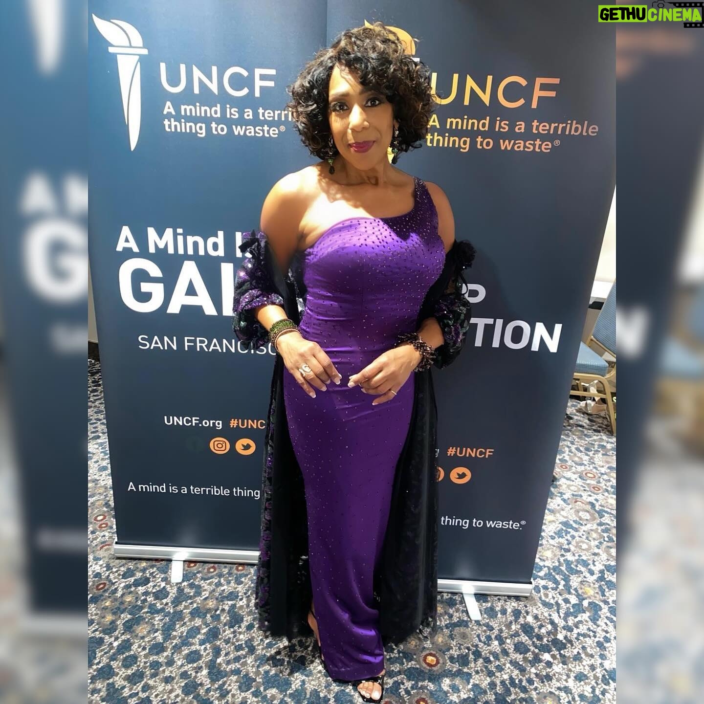 Dawnn Lewis Instagram - I was honored to once again host the annual @UNCF “A Mind Is...” Gala in San Francisco. Close to 700 attendees gathered in celebration and support of the UNCF’s 80th anniversary of service and commitment to HBCU students & their education goals. The “Fund” has provided scholarships, financial aid, and grant support to 37 HBCUs totaling hundred of millions of dollars in its 80 history! I’ve been a proud supporter of the organization since the 80’s and welcome any opportunity to join their efforts. “A Mind Is A Terrible Thing To Waste…. But A Wonderful Thing To Invest In”. - UNCF This year’s honorees included @Cisco for Outstanding Corporate Partner and Larry Tripplett. Cisco is also the sponsor of our current @ADWTourExp! We are very happy to be partnering with them to further the legacy and impact that our TV series continues to make in the world. The evening kicked into high gear when @TheMorrisDay & The Time turned it out! Before the set was over, I was up on stage doing “The Bird”, with a few other guests lol! Dress by Linda Stokes @LSOdesigns 💜 #HBCUAlumni #UNCF80Anniversary #AlaskaAirlines #UNCF #SupportHBCUs #MorrisDayandTheTime #DiversityandInclusion #SupportStudents #SupportTeachers #DawnnLewis