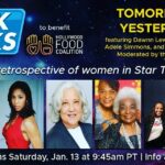 Dawnn Lewis Instagram - Trek Talks 3 is happening this Saturday, January 13, 2024 beginning at 9:45am PST. I’ll be on the “Tomorrow’s Yesterdays” Panel- A retrospective of women in Trek, moderated by the @syfy.sistas! For more info and panel times visit TrekTalks.net 💜🖖🏽 #LiveLongAndProsper #TreksTalk #Trekkie #ParamountPlus #Telethon #NichelleNichols #MichelleHurd #AdeleSimmons #StarTrekLowerDecks #Trekkies #StarTrek #CBSTV #Cartoon #DawnnLewis #VoiceoverActor