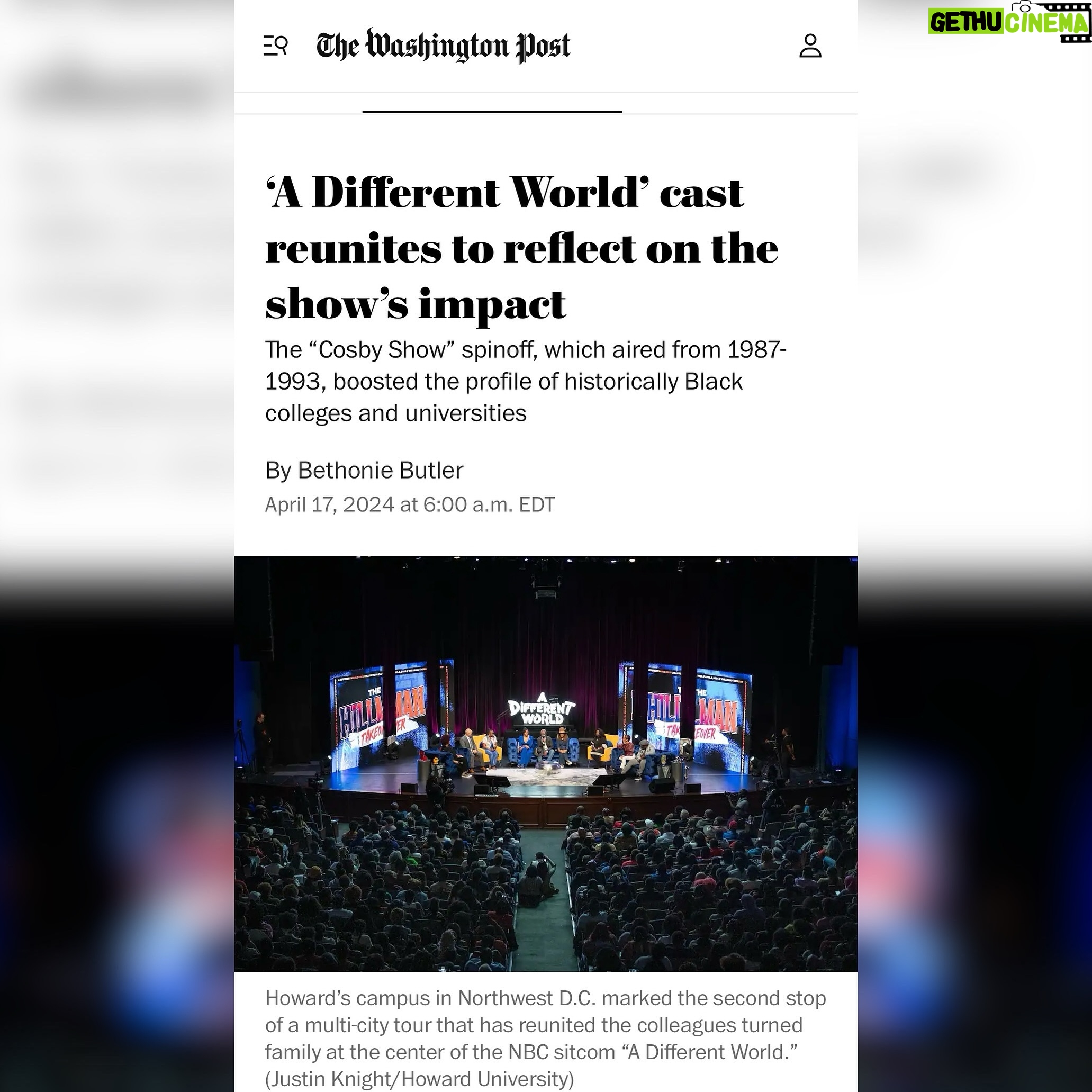 Dawnn Lewis Instagram - Thank you @WashingtonPost for the feature! Visit the link in my bio to read more about the @ADWExpoTour. Link:https://www.washingtonpost.com/entertainment/tv/2024/04/17/a-different-world-reunion-hbcu/ (Link in bio) @iamjasmineguy @iamcreesummer @darrylmbell @browncharnele @kadeemhardison @glynnturman1 #ADWTour #ADifferentWorldTour #HBCU #ADifferentWorld #WashingtonPost #ADWReunion