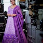 Dayyana Hameed Instagram - 💜 @zara_designs_ MUA @sajani_mandara_makeupartist 📷 @imagiophotography_official