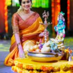 Dayyana Hameed Instagram - The hues of vishu never ends.... costume courtesy @ishkara_by_rinsha MUA @sajani_mandara_makeupartist 📷 @imagiophotography_official