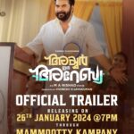 Dayyana Hameed Instagram - Thrilled to share the excitement! 🌟 The official trailer of ‘Iyer in Arabia’ is unveiled by the legendary Mammootty. Mark your calendars – the journey begins tomorrow! 🎥 #iyerinarabia #manishad #dhyansreenivasan #shinetomchacko #mukeshactor #urvashi #durgakrishnaartist #dayyanahameed #jafferidukki #sudheerkaramana #alencierleylopez #bijusopanam #umanair #kailashactor #sunilsukhada #mammootty #trailerrelease #malayalammovies #newrelease
