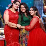 Dayyana Hameed Instagram - My sweetums ❤️. @aiswaryarajeev_official ❤️ @anumol_rs_karthu_ ❤️ Costume @polkadotsbysandypillai 📷 @jinishphotogenic