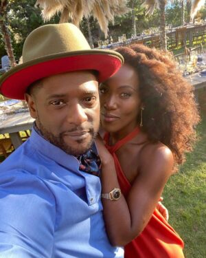 DeWanda Wise Instagram - NGL, Sloane & Richard are kinda a well-dressed mess of a couple; but starting Sept. 13th they get to be YOUR mess. 🙃🤭

#ThreeWomen drops on Starz this fall. 💋

{De with THEE Blair Underwood in character as Richard and Sloane Ford. You’re welcome, world.}