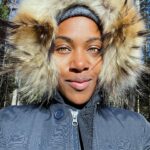 DeWanda Wise Instagram – I’m a Winter person now. ❄️ 

{De on her morning walk. She wears a blue coat scored from Sundance 2016.}