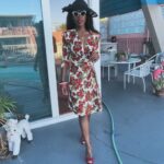 DeWanda Wise Instagram - Live to play a lady with a bespoke closet. 😜 #Poolman coming to theaters May 10th {De turning her wardrobe fittings into a character test ahead of filming Poolman.}