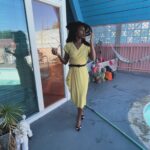 DeWanda Wise Instagram - Live to play a lady with a bespoke closet. 😜 #Poolman coming to theaters May 10th {De turning her wardrobe fittings into a character test ahead of filming Poolman.}
