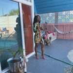 DeWanda Wise Instagram - Live to play a lady with a bespoke closet. 😜 #Poolman coming to theaters May 10th {De turning her wardrobe fittings into a character test ahead of filming Poolman.}