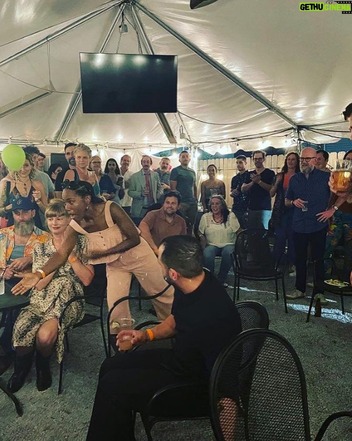 DeWanda Wise Instagram - I take the “release” in movie release to heart because I practice the loving behavior I preach. 🧘🏾♀️🤣 Thank you to all the artists who had a hand in making #ImaginaryFilm a very special experience for everyone involved. From our amazing cast and crew, to Blumhouse & Lionsgate; to CAA & M88 & Del Shaw—this has been a touchstone I won’t allow to be varnished. Love y’all big. First studio lead, friends. First EP on a studio film. First, but not the last; and I’m so very grateful. It belongs to everyone now, and we release it with love. ♥️ {Behind the scenes shots featuring the cast & crew of Imaginary which releases wide tomorrow, March 8th.}
