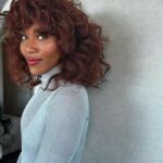 DeWanda Wise Instagram - Thank you to all the WONDERFUL and thoughtful journalists who came out in-person and virtually to talk #ImaginaryFilm with us today. A lot of beautiful familiar faces, and I’m absolutely buoyed by your kindness. Really appreciate you all taking the time. 🧸🫶🏾 And to the Glamazonians…y’all just showing off at this point. Real life love y’all. @jasonbolden @tashareikobrown @tymwallacehair {De in all silver everything. Her loose curls are a fiery red, & it compliments the gleam in her eye.}