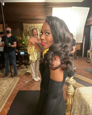 DeWanda Wise Instagram - #PoolmanMovie is as if Chrissy & Ian took a trip into my brain & said, “Here.” 🙏🏾

Thank you for all the love, and for checking out our merry band of misfits opening weekend!

{A series of continuity photos and character inspiration for June Del Rey, De’s character in Poolman.}