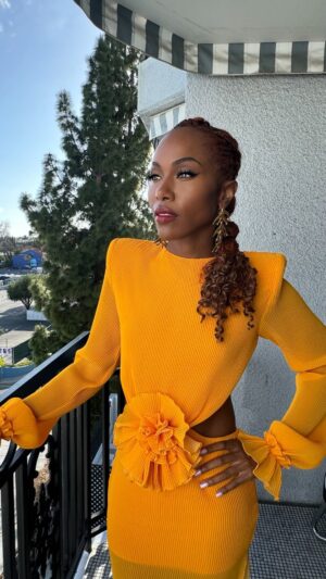 DeWanda Wise Instagram - Romance courtesy of the world’s most beautiful glam team. Above all, Jason & Tasha—thank you for making me feel so deeply understood on a night that was pure love.

So much appreciation to @acg.productions @verticalentertainment Orogen, @iangotler Chrissy, & all the tremendous producers who had me along for this wild and winding ride. To @faithfrance @tracybrennan @anabzy & the rest of my team for loving me right & being extraordinary listeners & warriors both. 

I love this movie & if you were EVER the oddball, the too ____, or the lonely one; I know you will love it too. See you May 10th. 💋 

Last night for #PoolmanMovie 

Roll credits:
@jasonbolden 
@tashareikobrown 
@slayed_by_masa styled by me

{De in the loveliest marigold dress by @raisavanessa ahead of the world premiere of @poolmanmovie}