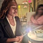 DeWanda Wise Instagram - Thank you all for the beautiful birthday wishes. I was blessed to spend the day with my incredible friends. Those who have not only been there to bear witness to my journey, but have been integral to it. And I’m so so so thankful to be a part of theirs. This, to me, is success, and I wish them the very best this life has to offer. What’s a wish, but a little prayer? May we never lose faith in what’s possible. 💫 📷 @lexshines {De makes a wish before she blows out the candle of her Birthday Dinner Dessert. Her friend—and apparently event planner— Brittany looks on in a blur in the background.}