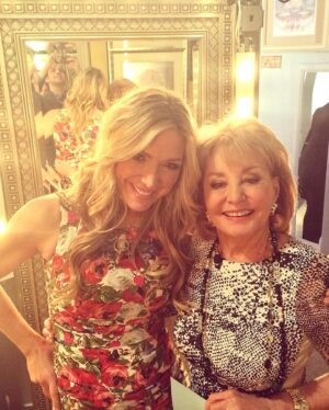 Debbie Matenopoulos Instagram - I was 22 years old when you chose me to sit next to you on The View and you changed my life forever.  When  we first met you asked me who the 3 most important people of the last century were. I told you Albert Einstein, Bill Gates and Madonna.  You laughed out loud and said, “You can’t be serious. You are going to be perfect for our show.” You taught me everything I know about interviewing people and about doing live TV.  You taught me how to be professional on a set and in just about any life situation I could ever be in.  I learned so much simply by watching you and being in your presence. You always gave 100 percent and you expected nothing less from any of us. You are and you will forever be my fairy godmother and my hero.  You are THE reason any female journalist and any female tv personality for that matter has the opportunities they have today.  You broke glass ceilings. You paved the way.  You didn’t accept things simply for how they were so you changed them. We as women owe you so much.  But I in particular, owe you everything.  Thank you for taking a chance on a young Greek immigrant girl studying journalism at NYU.  You are a legend. You are an icon. And you were also an amazingly funny, charming, witty friend. You will be so missed. May you rest in peace and pride. You were one of one Barbara Walters and I love you dearly.  Until we meet again. 🙏🏻💔