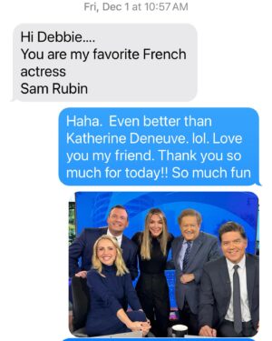 Debbie Matenopoulos Instagram - What awful news to receive. The last time I saw or spoke to Sam was December 1st of 2023. He had me on the show to promote a small part I had in a movie where I played a French woman. But to Sam nothing was small. Everything was a great achievement and he was always genuinely excited about all of it. Sam was a staple in Los Angeles for everything entertainment. He never met a stranger and was loved by literally everyone in Hollywood. Truly the kindest most genuine guy.  Who would also often have me in stitches when the cameras stopped rolling.  Anytime anyone had anything to promote or report or something they wanted people to know about, you’d hear the words “Call Sam.” It didn’t matter if you were an A list lead of a film or just starting out, Sam treated you the same and appreciated you all the same and was always happy to help you. I cannot believe he is gone. There will forever be a massive hole in Los Angeles morning shows entertainment news.  After all, ever since I can remember he has been synonymous with Los Angeles morning entertainment news. Love you Sam Rubin. You will be so so missed. But your memory will be eternal my friend. Sending so much love and prayers to his wife and children and his @ktla5news family. 💔💔💔🙏🏻 #samrubin
