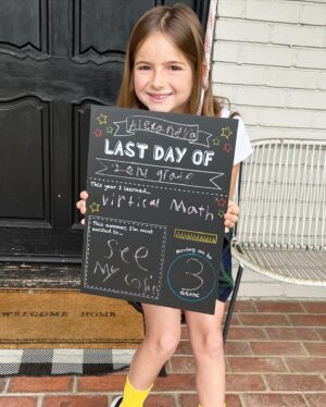 Debbie Matenopoulos Instagram - FIRST DAY of SCHOOL ➡️LAST DAY of SCHOOL ➡️FIRST DAY of SCHOOL  Last year we were in Greece when school started because Alexandra was a flower girl in her Godmothers @marigoknows wedding so we missed the first week of school and I didn’t get a “first day of school” picture.  I did however get some first few weeks of school pictures and these first 2 shots are those.  The following pic is the last day of school in second grade…I didn’t miss that thankfully. 🤪 And now today is her FIRST day of 3rd grade. Yesterday was the REAL first day but again like last year we were flying back from Greece so we missed it 🤦🏼‍♀️😅 Swipe to see this mornings pics and how much she has grown in one year. 💔 Where did the time go.  I am half crying and half smiling while I write this.  I am so proud and impressed of the girl she is growing into but my heart is breaking into a million pieces knowing she is not going to be my little monkey for too much longer.  Being a mom is the most wonderful fulfilling experience and also heart breaking all at the same time.  Love you my little monkey always and forever! 💕🐒